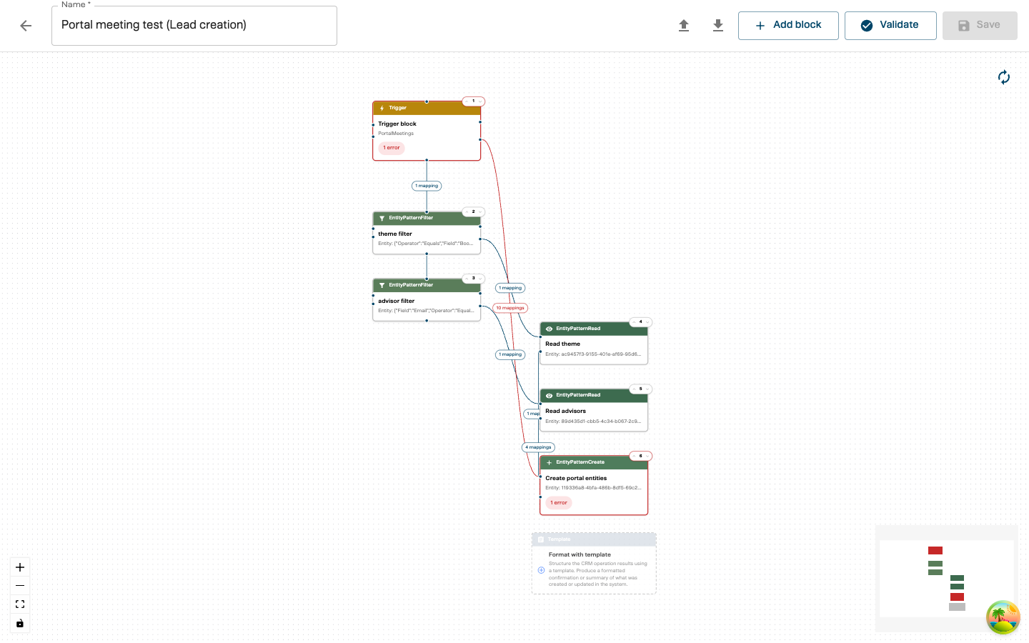 Visual editor overview