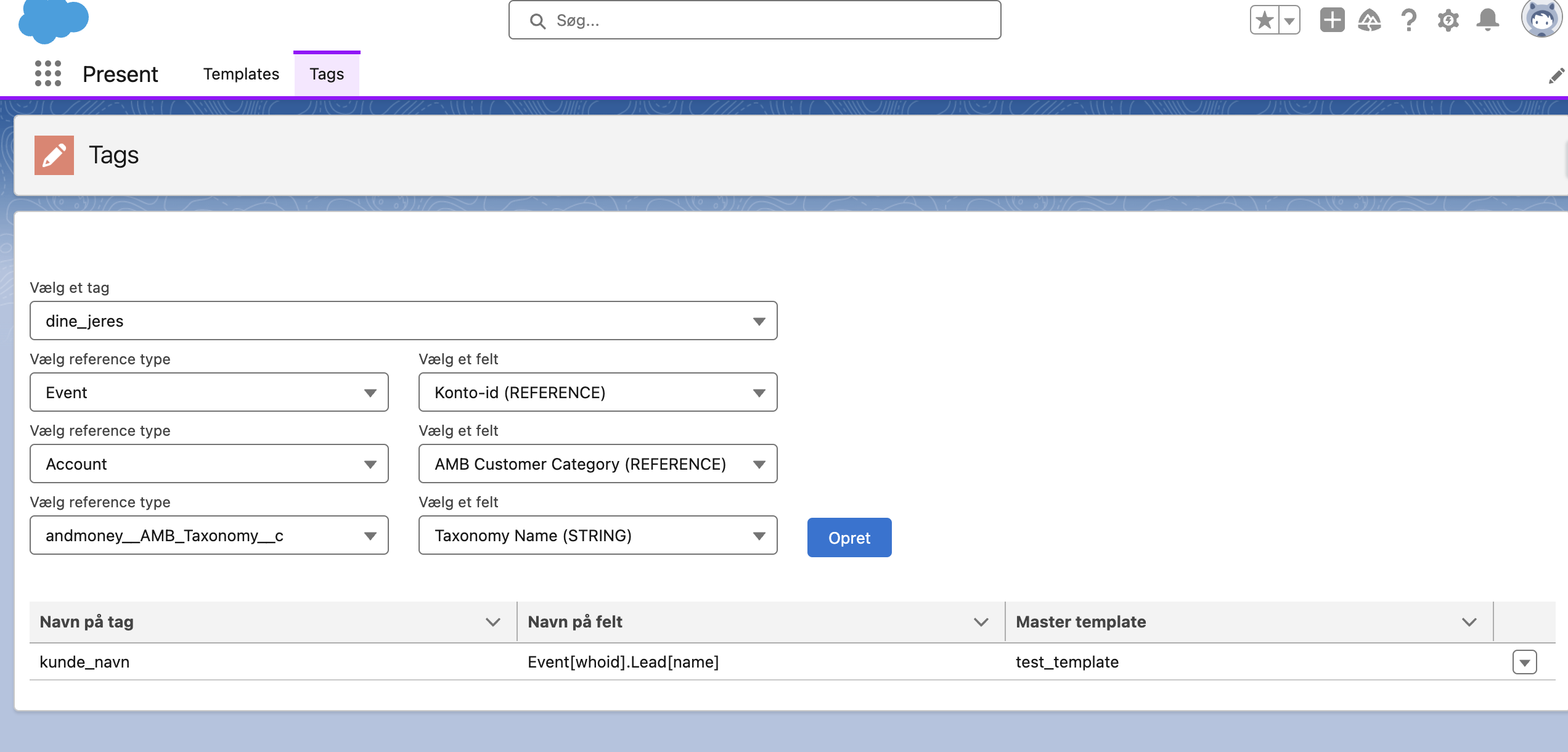 Extended Tag Mapping