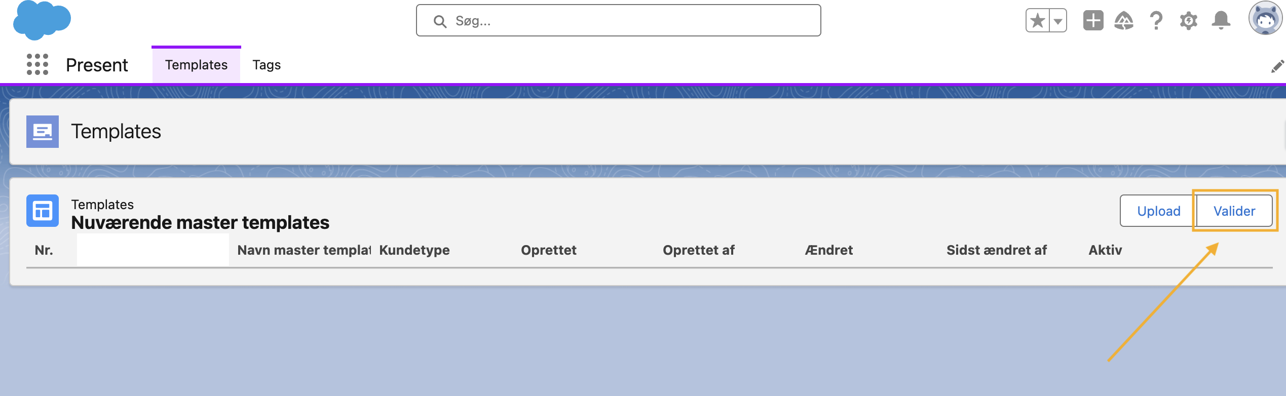 Validate Button